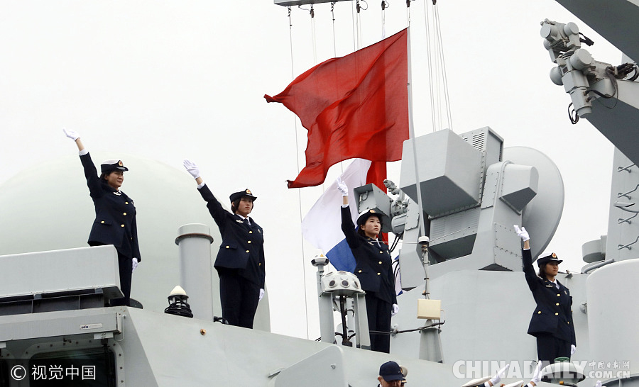 中國海軍明星艦艇抵達(dá)波羅的海開啟中俄軍演