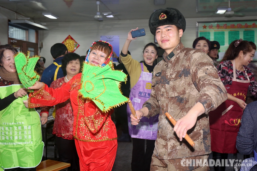 雪域邊關“新春餃子”進軍營 -27℃“天然冰柜”分分鐘速凍