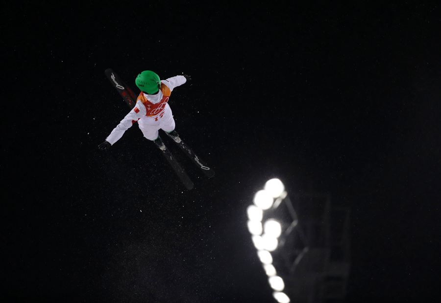 平昌冬奧會自由式滑雪空中技巧決賽 中國選手摘銀得銅