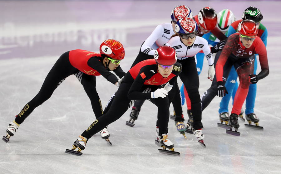 平昌冬奧會短道速滑女子3000米接力決賽舉行