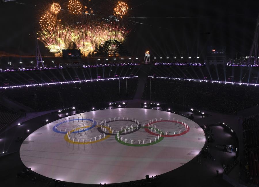 平昌冬奧會閉幕式舉行